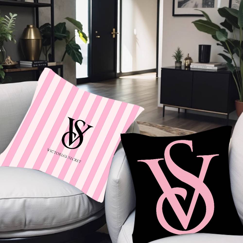 Home Fragrance Victoria Secret - Pembe Minder Örtüsü Dekoratif Yastık Kanepe