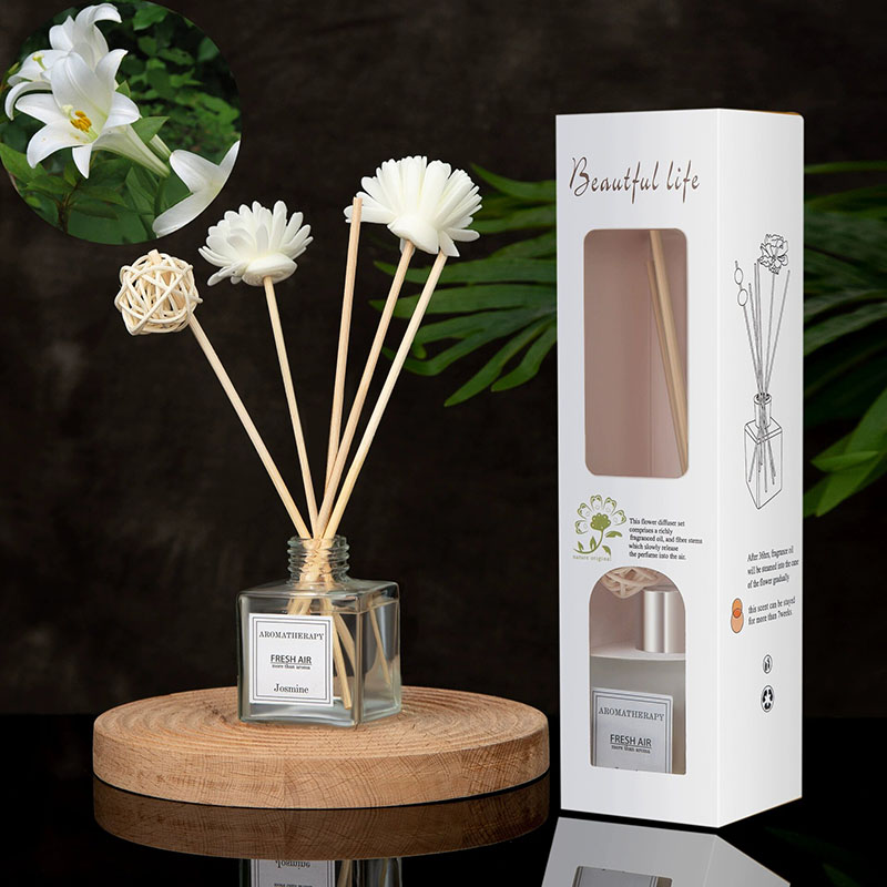 Home Fragrance Jasmine Diffuser - 50ml Ev Aromaterapi Çubuklu Oda Kokusu