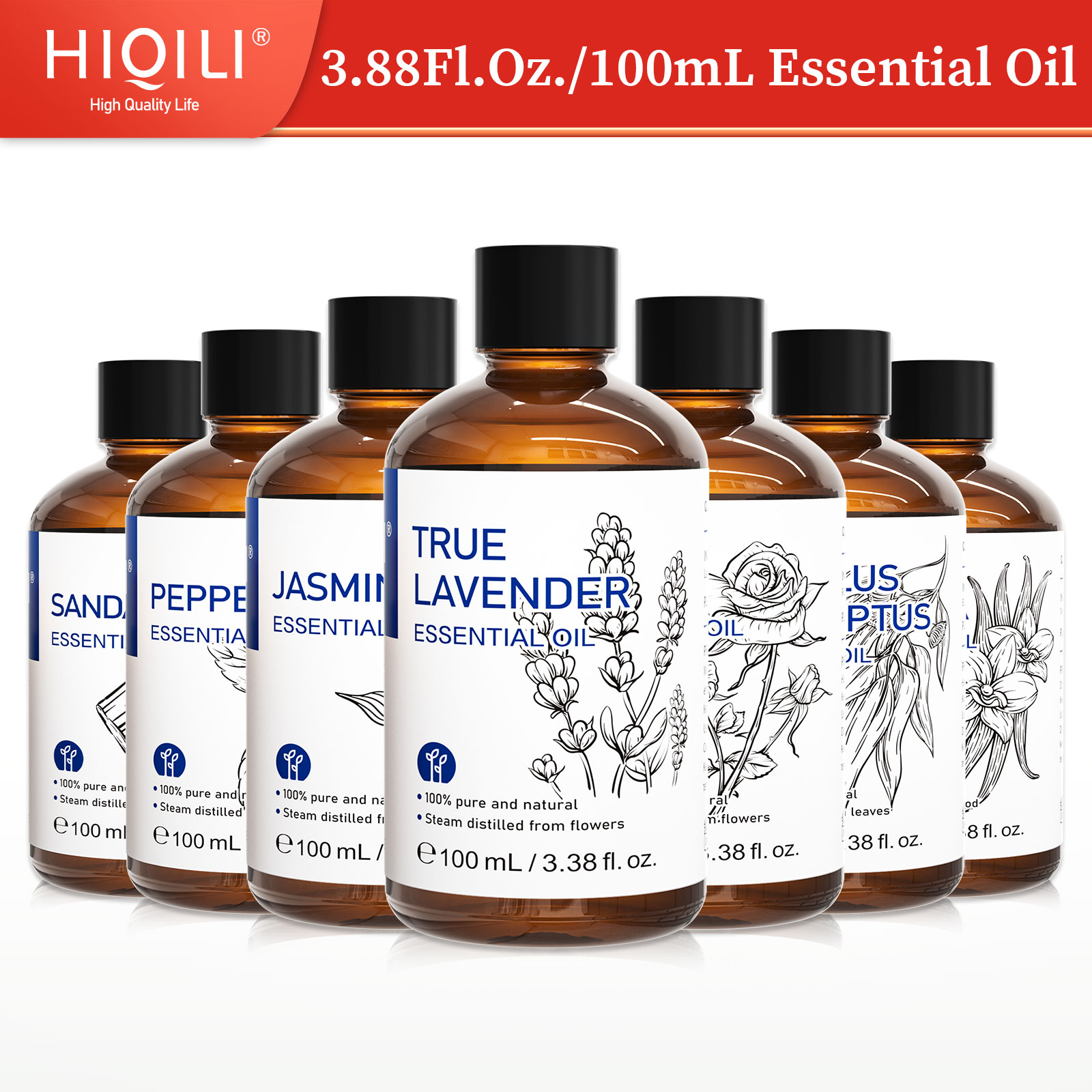 Home Fragrance Mist - HIQILI %100 Doğal, 100mL Mum ve
