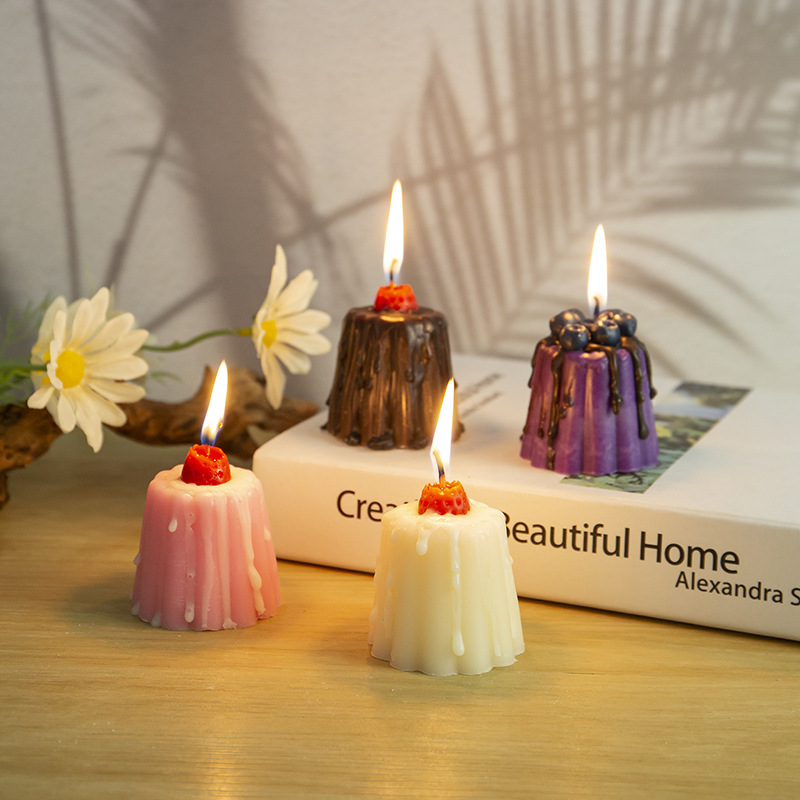 1 Adet Sevimli Puding Aromater - Home Fragrance Blueberry Scented Candle incelemesi ve fiyatı
