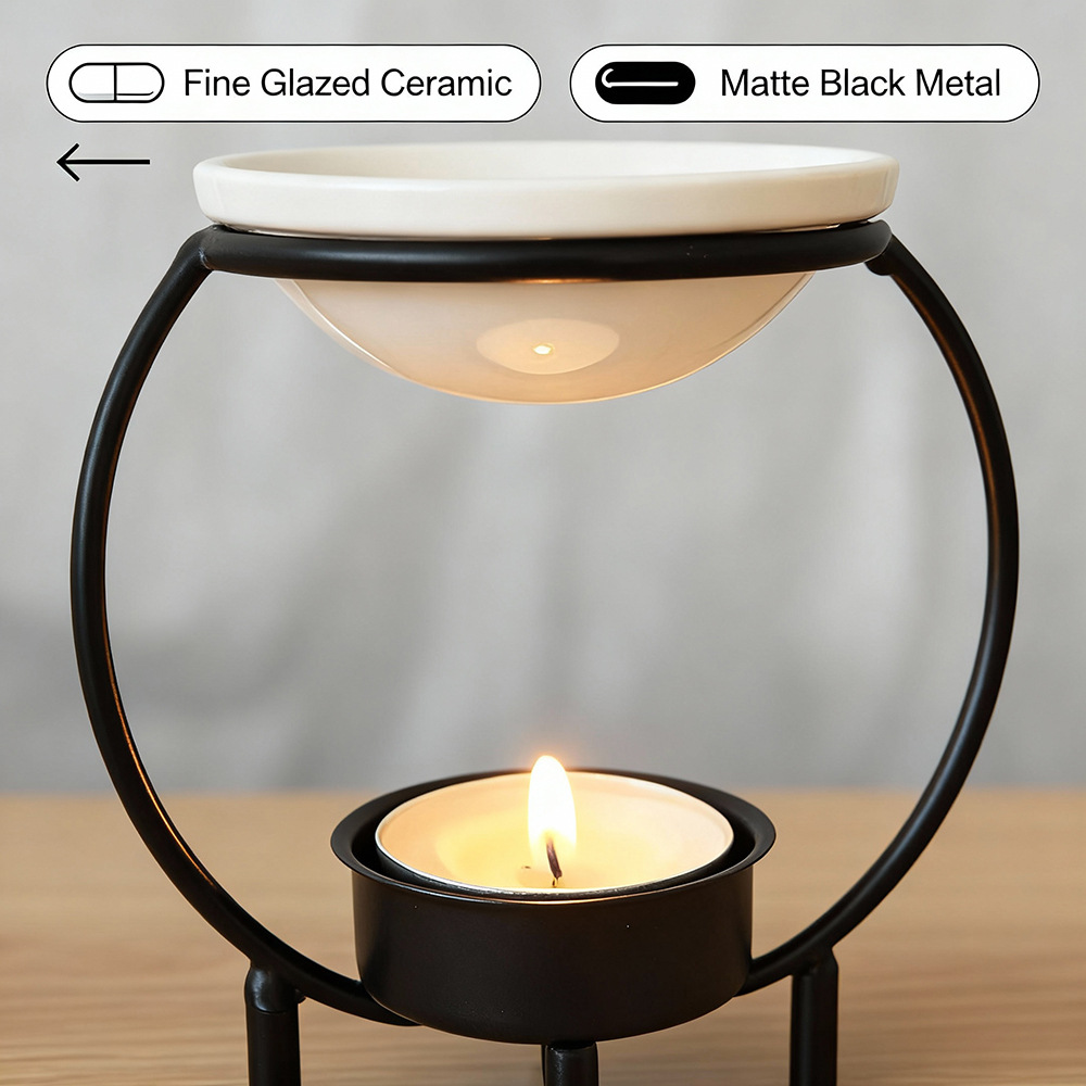 Yaratıcı Demir Aroma Mumluk, M - Home Fragrance Oils For Oil Burners incelemesi ve fiyatı